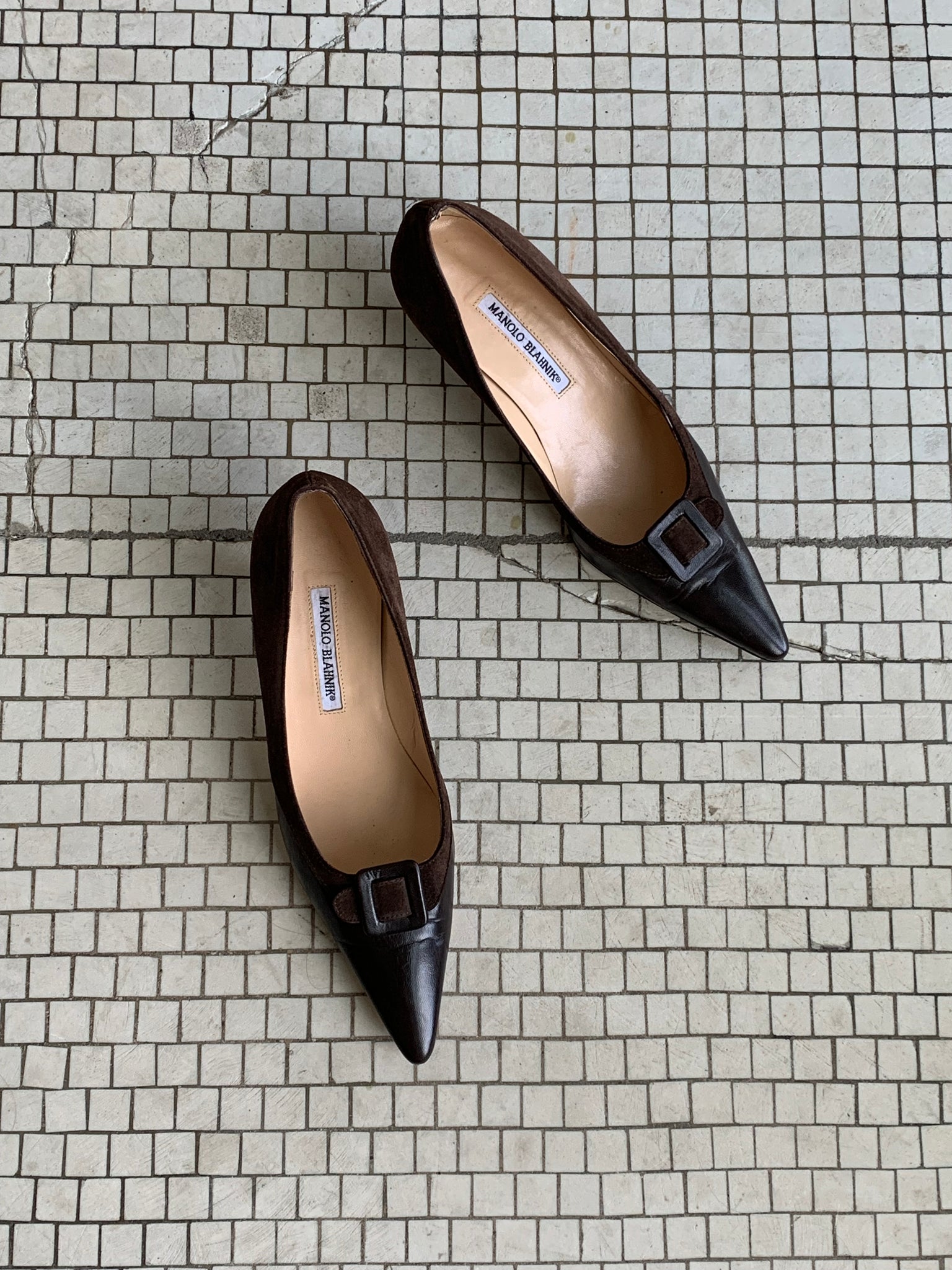 Manolo Blahnik kitten heels