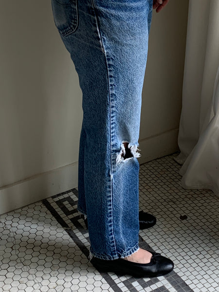 1980s distressed Lee jeans