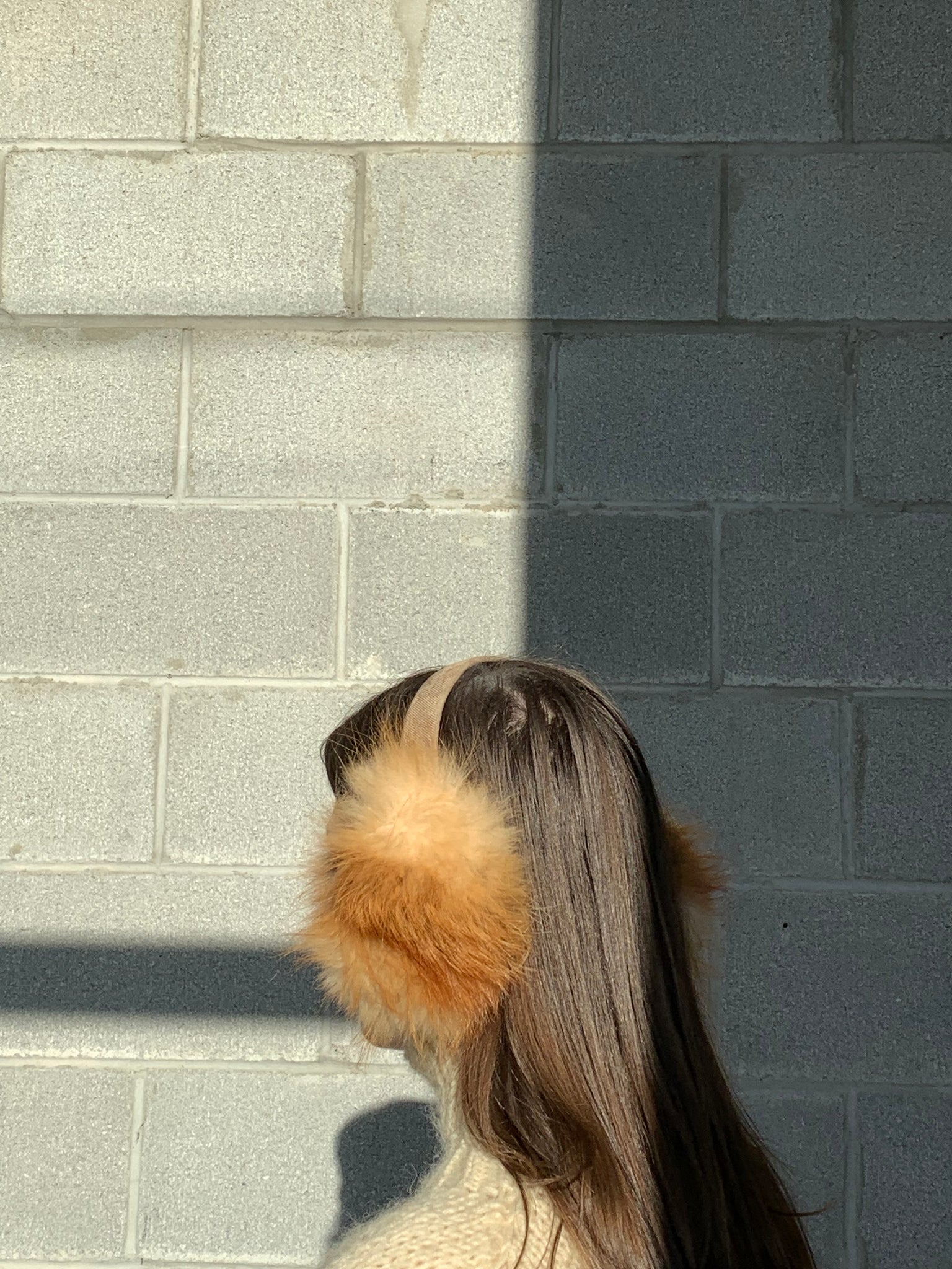 vintage fur earmuffs