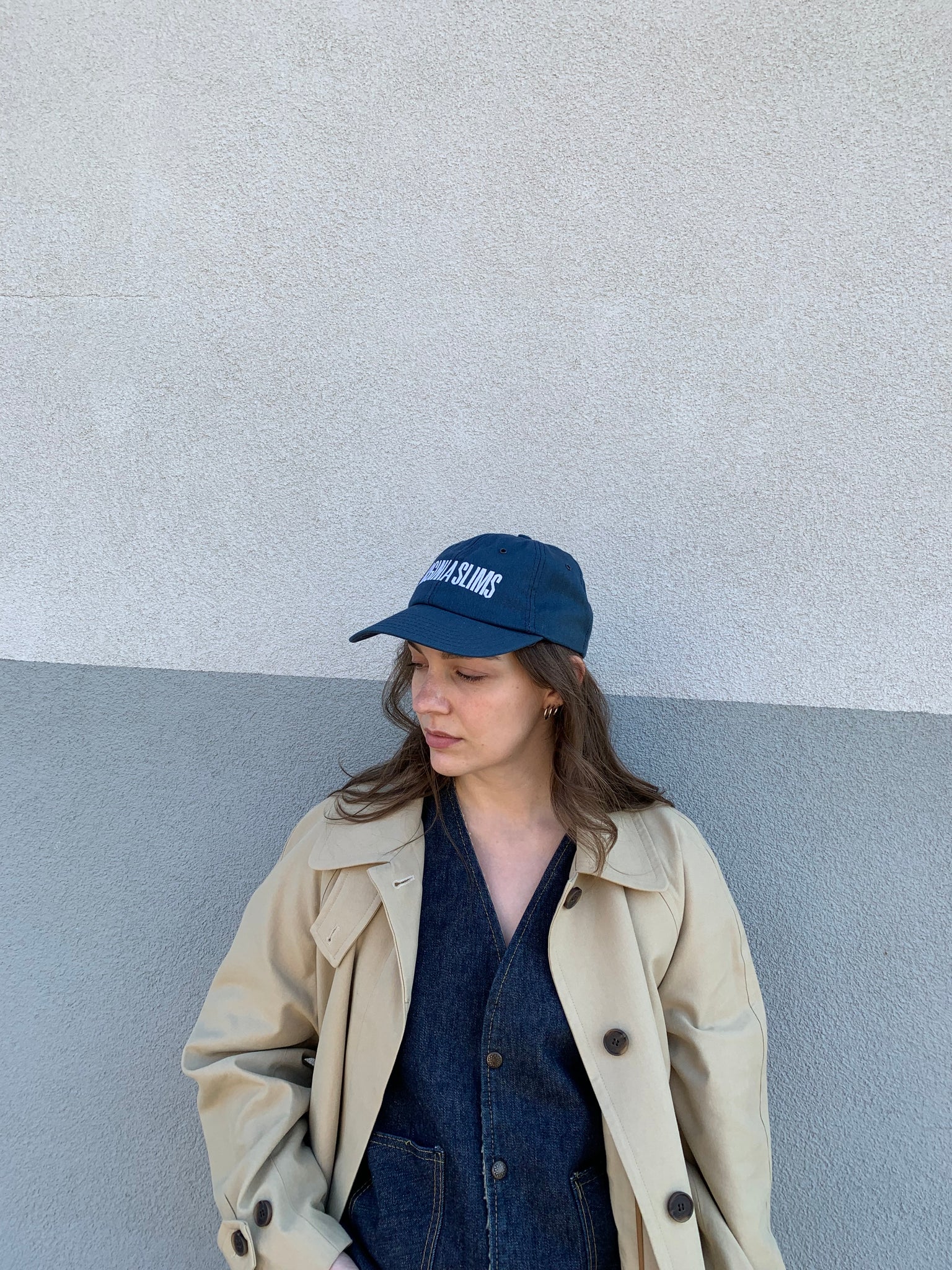 blue vintage baseball hat