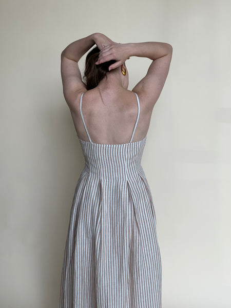 Mara Hoffman striped linen dress