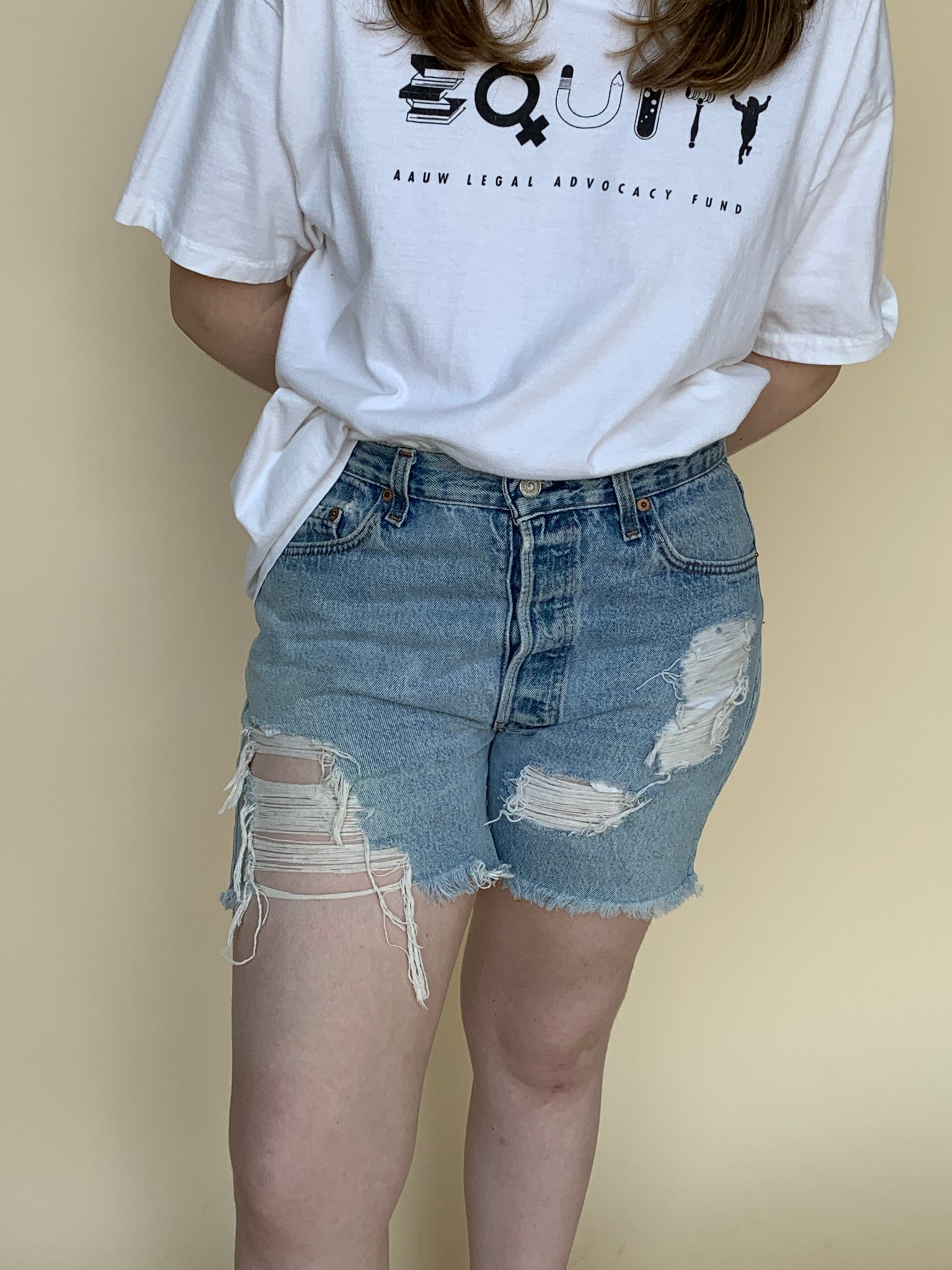 Levi’s cut off shorts