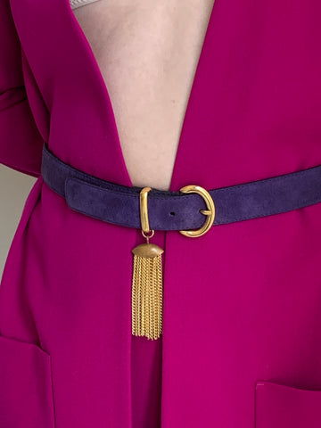 Purple Escada belt