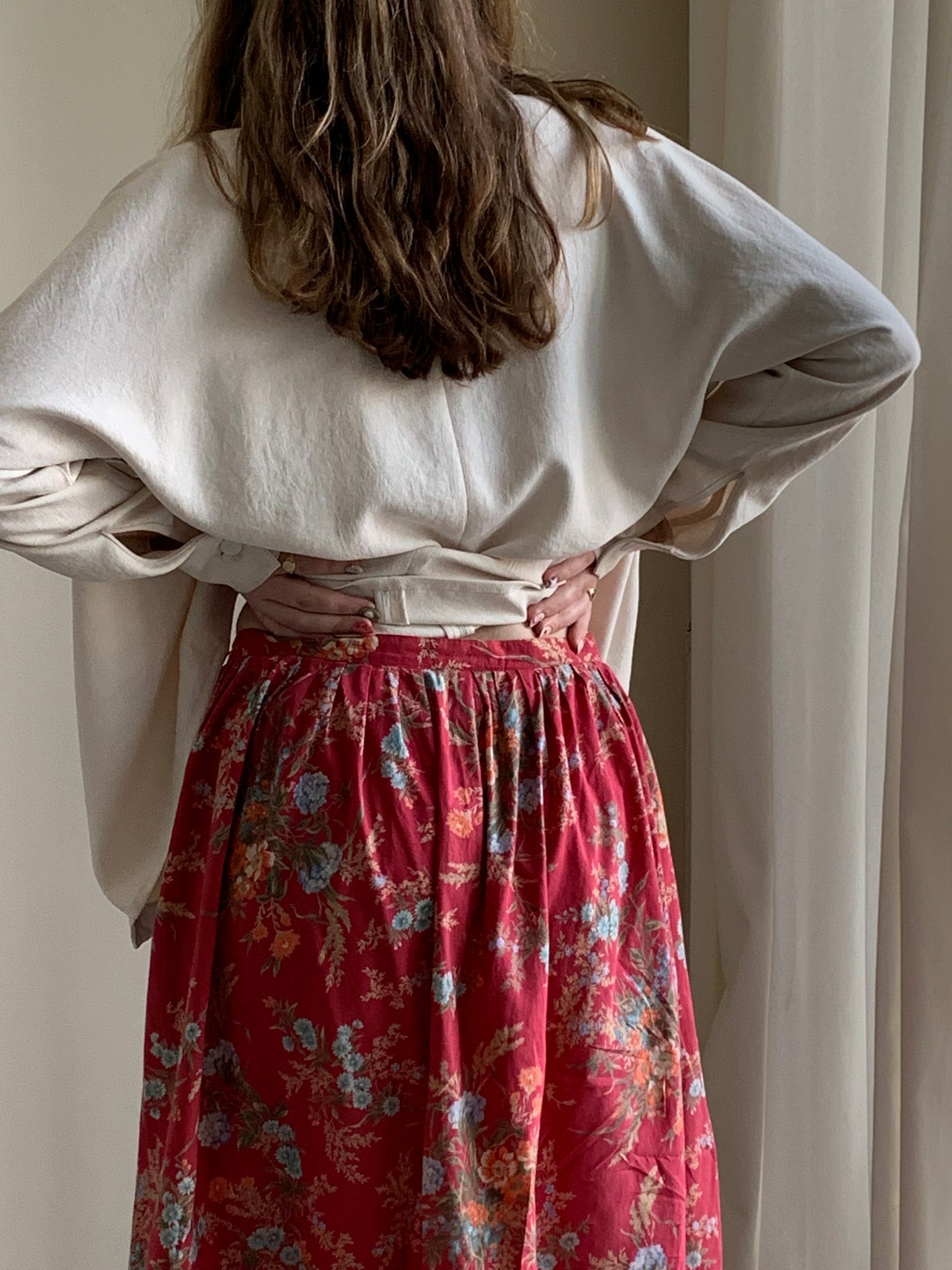 Ralph Lauren western floral skirt