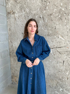 denim shirt dress