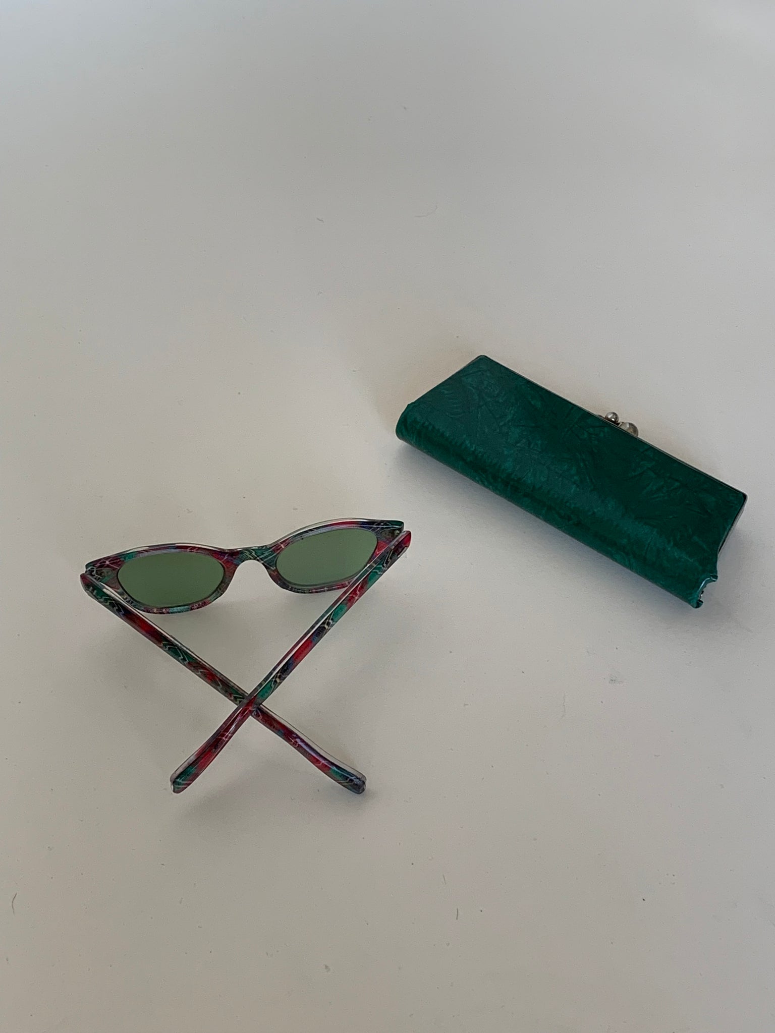 Plaid vintage sunglasses