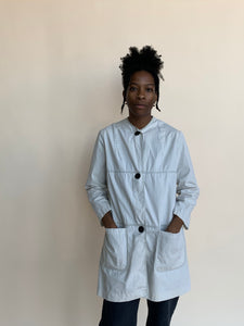 Contrast stitch chore jacket