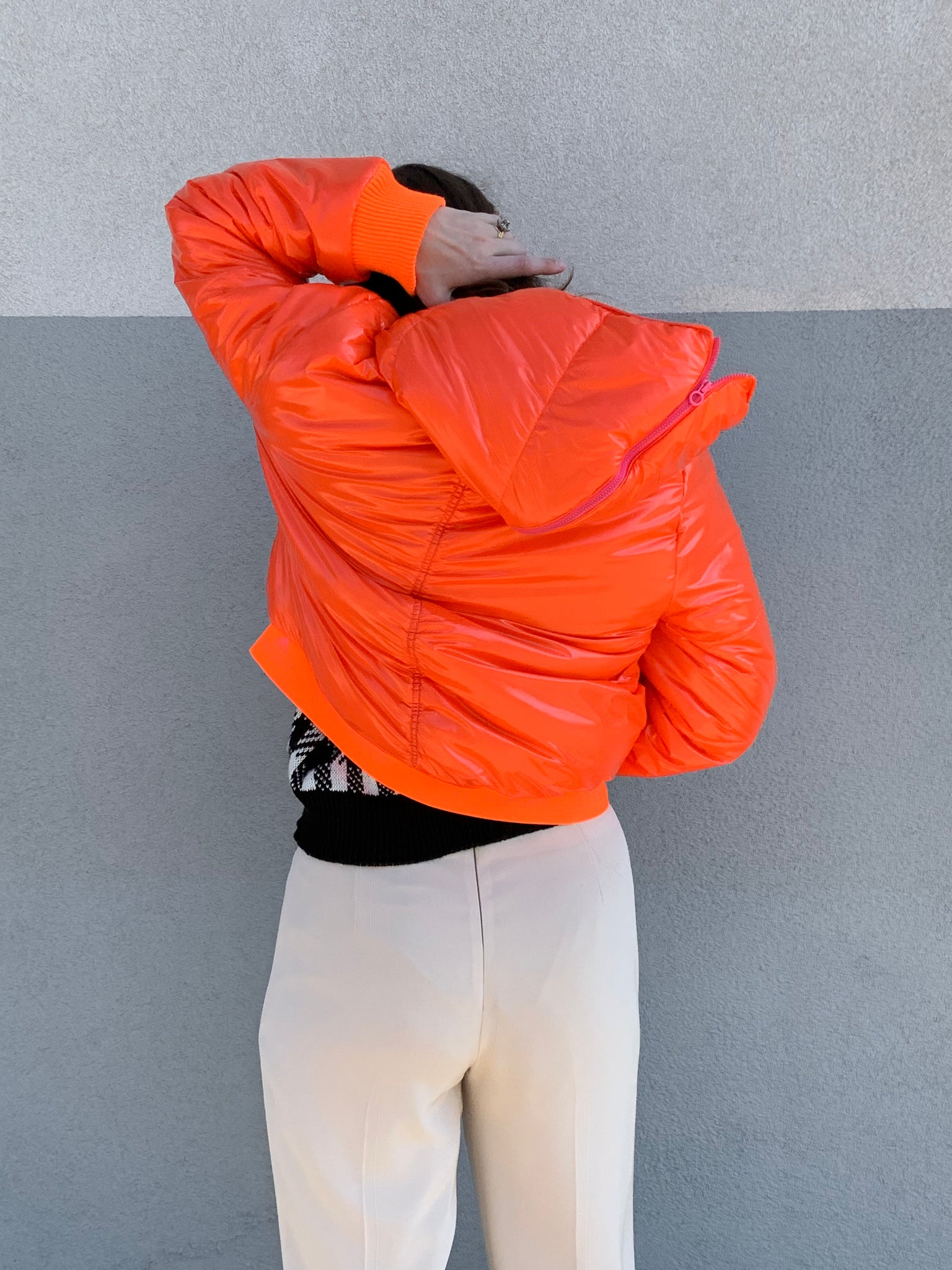 Stellasport orange puff coat