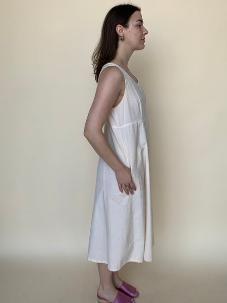 L.L.Bean seersucker midi dress