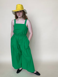 Green wide leg jumpsuit