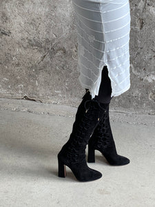 Aquazzura lace up boots