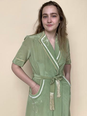 1940s green house coat