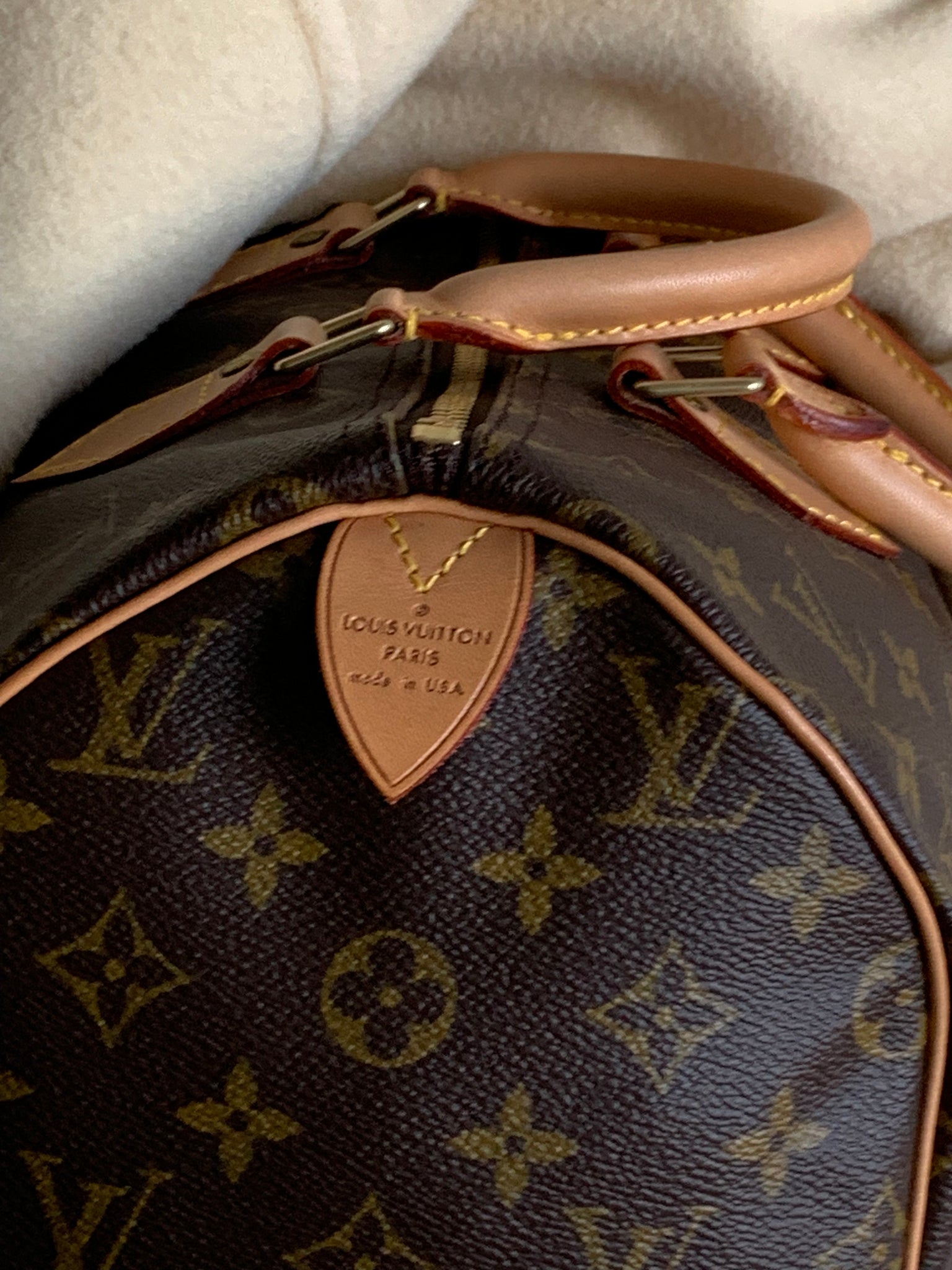 1980s Louis Vuitton Speedy 30 handbag