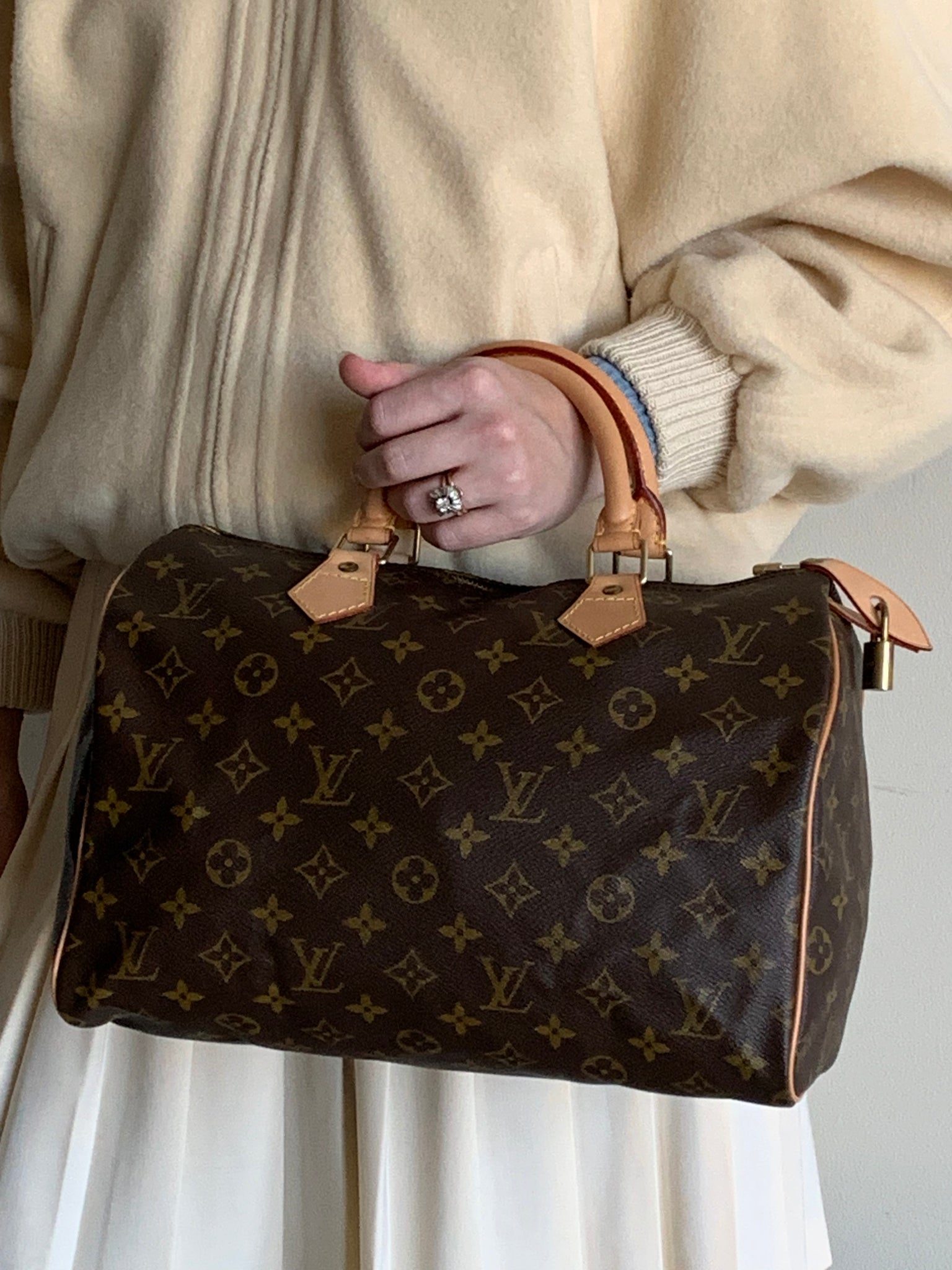 1980s Louis Vuitton Speedy 30 handbag