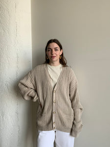 80s Banana Republic chunky cardigan