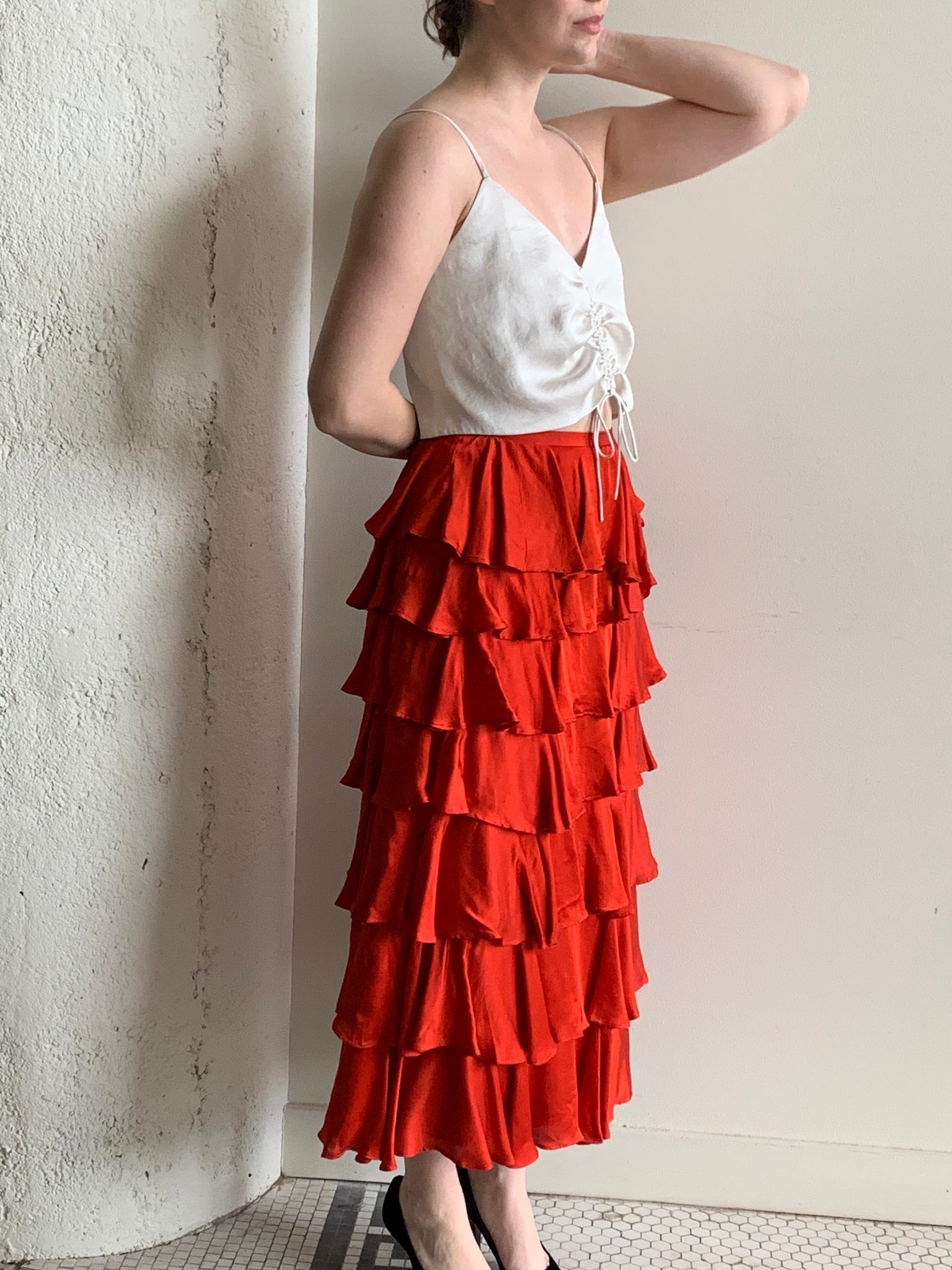 Alix of Bohemia tiered skirt