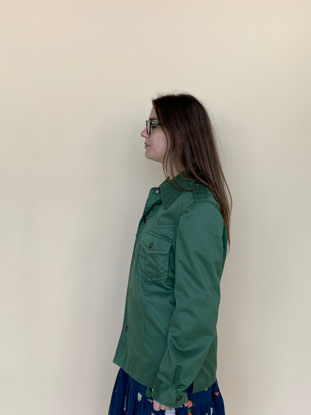 Green vintage chore jacket