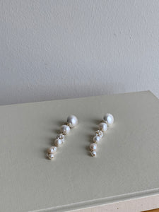 Completedworks long pearl earrings