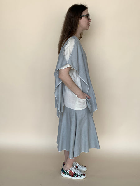 80s linen dress