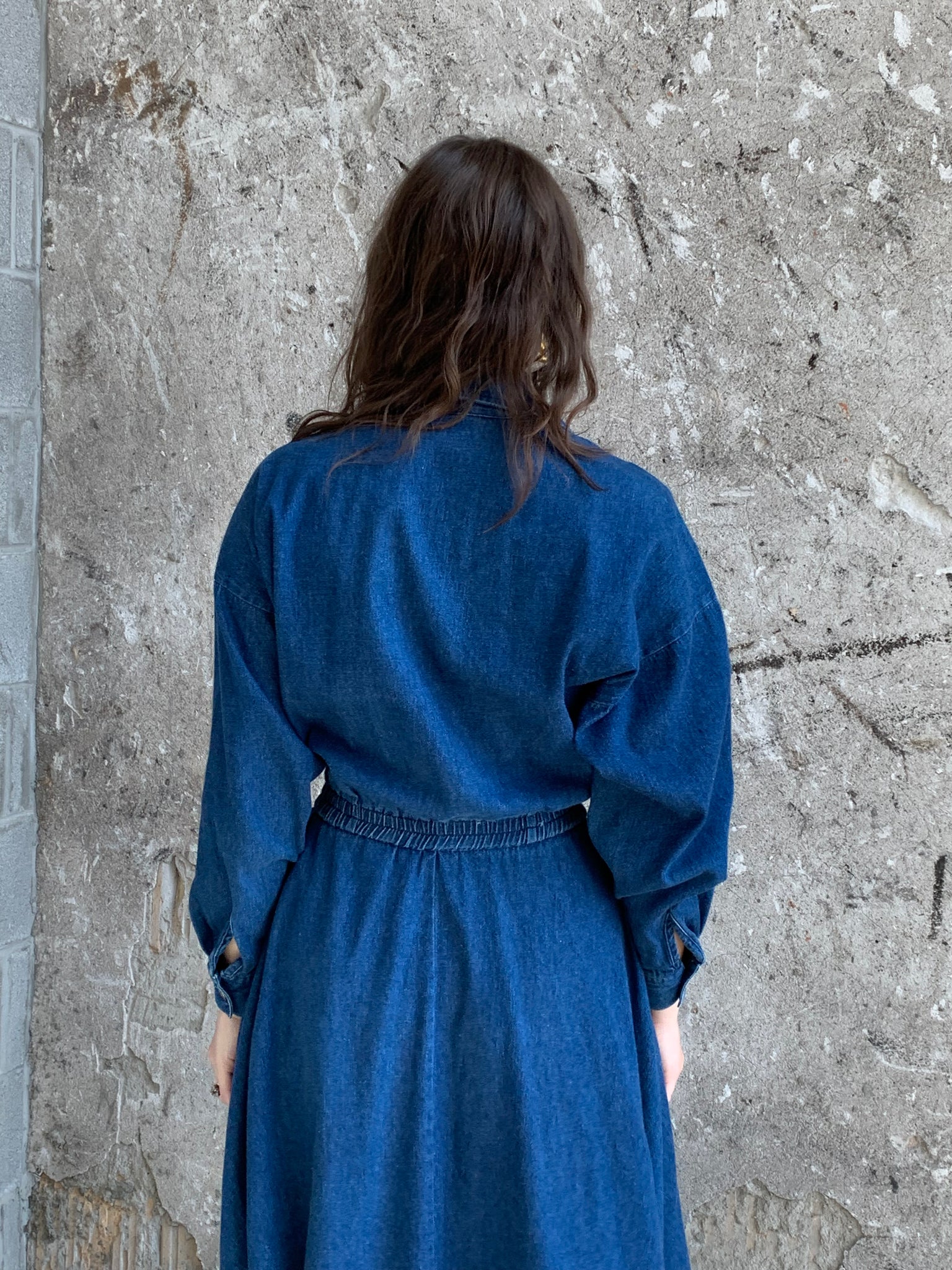 denim shirt dress