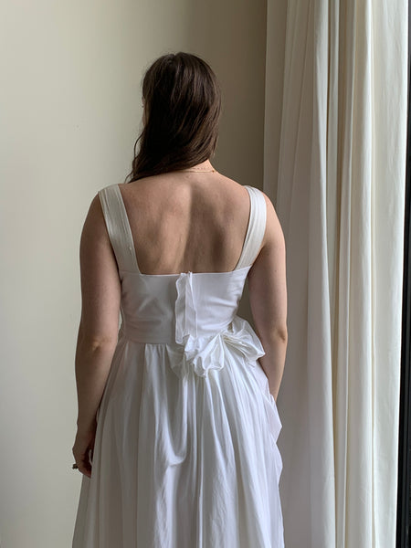 00s Prada white dress