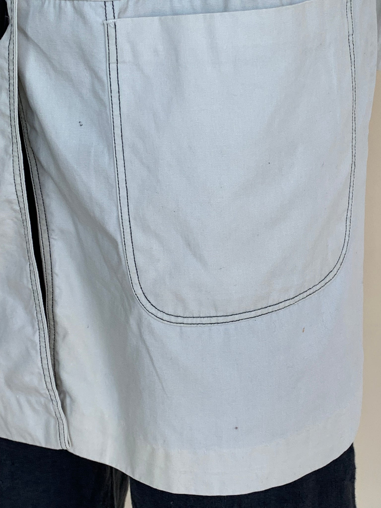 Contrast stitch chore jacket