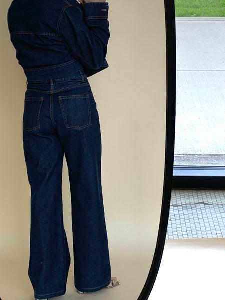 kowtow wide leg jeans