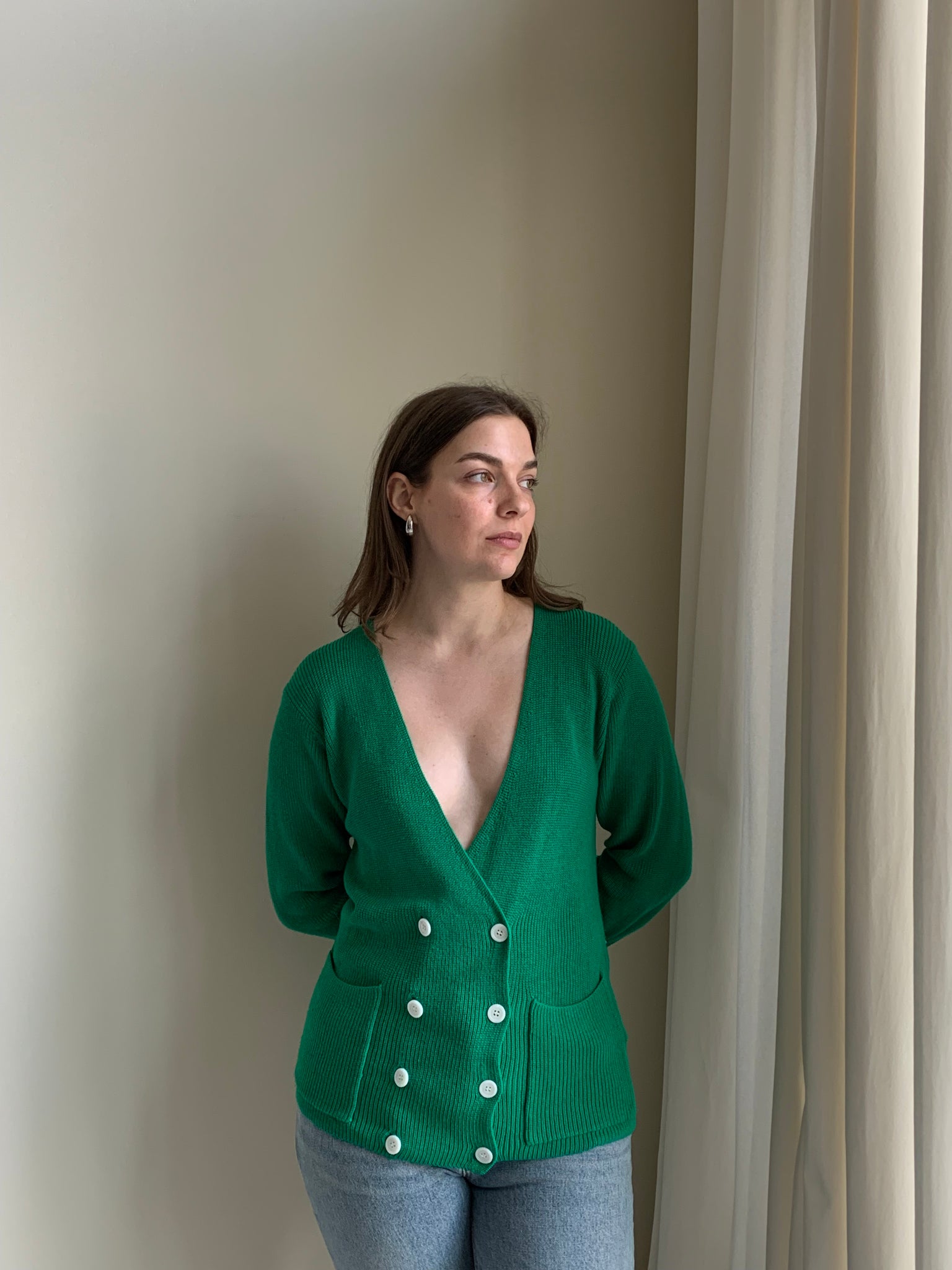 Vintage Jones green cardigan