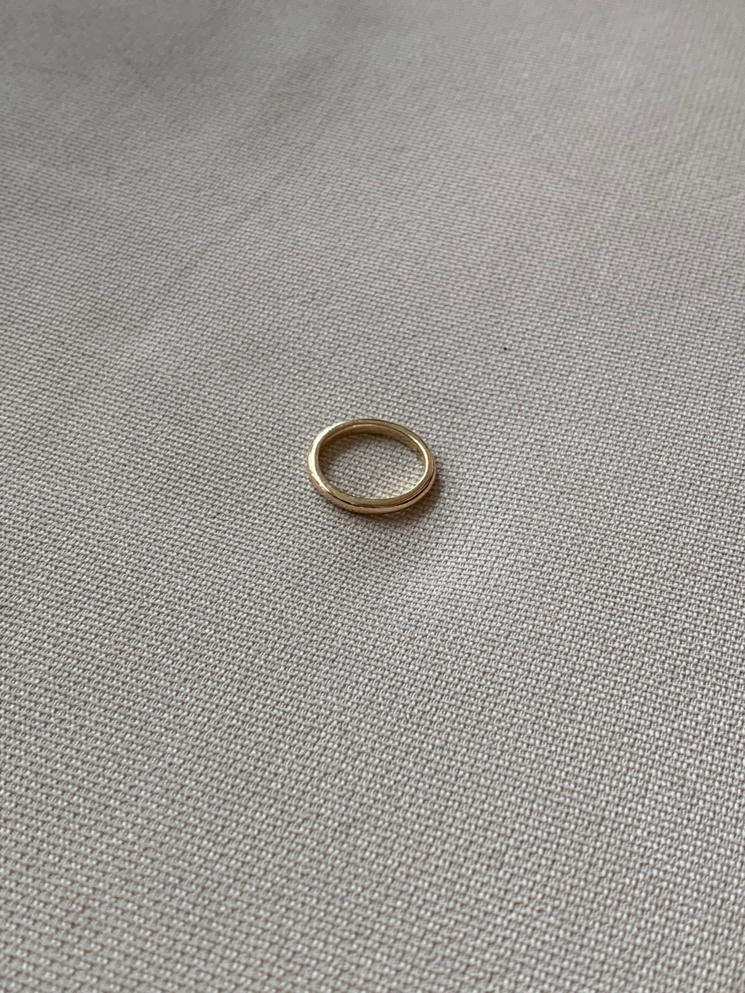 Gold domed ring