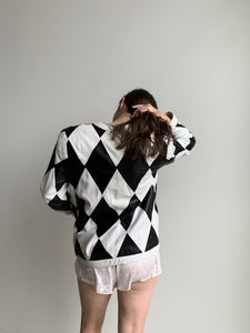 leather harlequin jacket