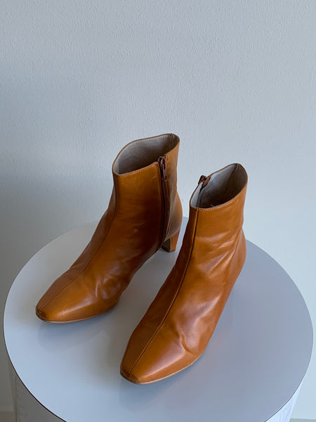 Intentionally Blank orange boots