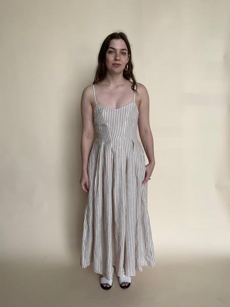 Mara Hoffman striped linen dress