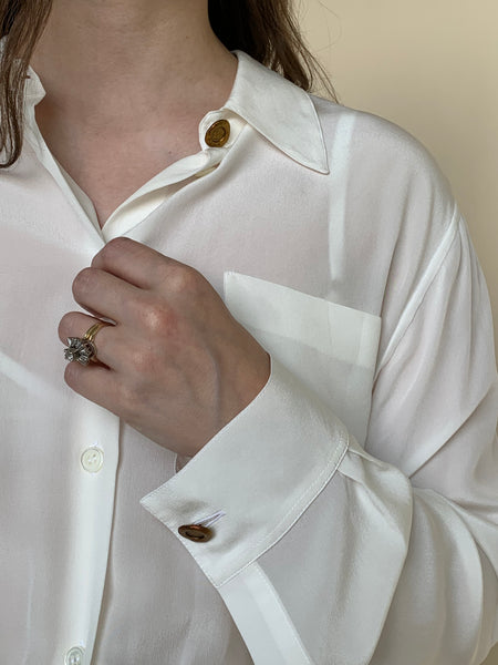 Marni silk blouse with drawstring