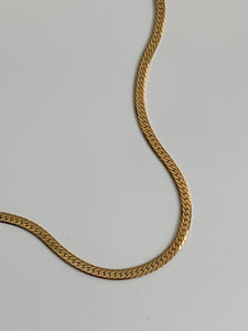 gold snake chain necklace