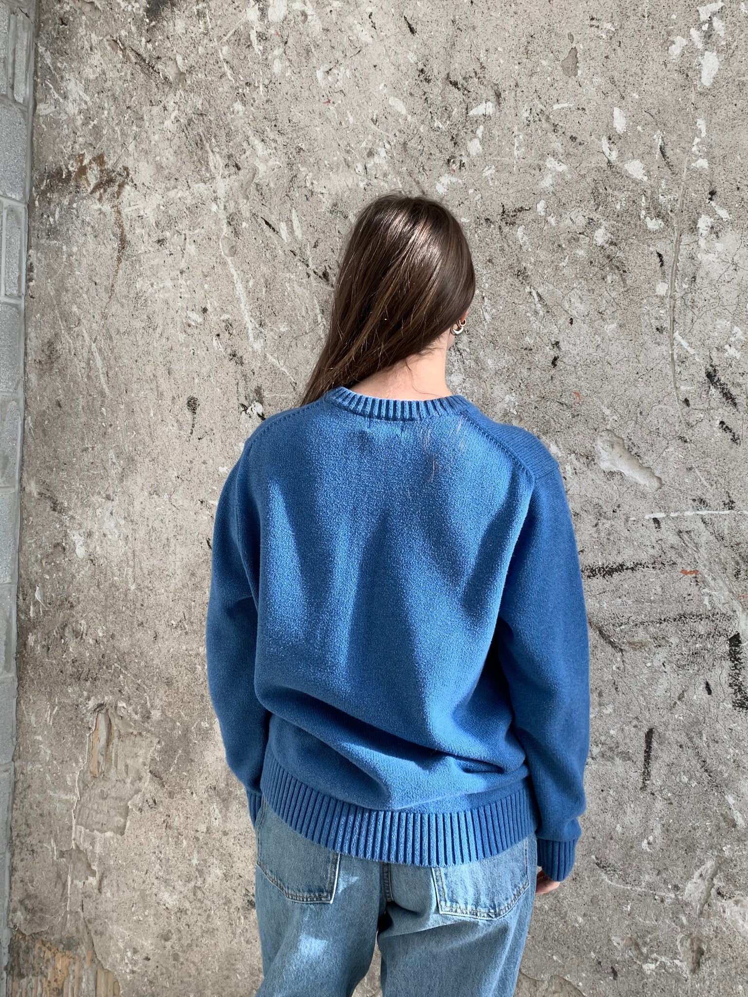 L.L.Bean cotton crewneck sweater