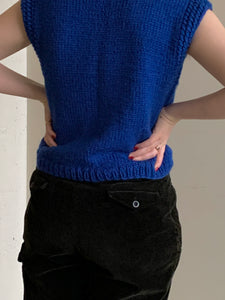 Blue vintage sweater vest