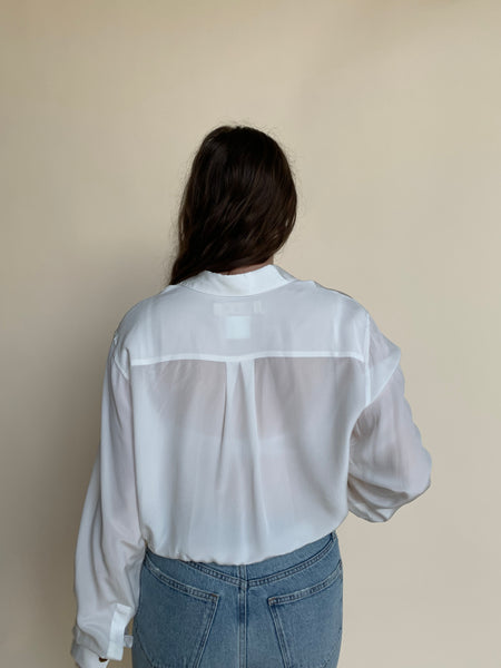 Marni silk blouse with drawstring