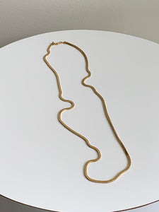 Napier gold snake chain necklace