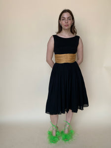 Vintage chiffon cocktail dress