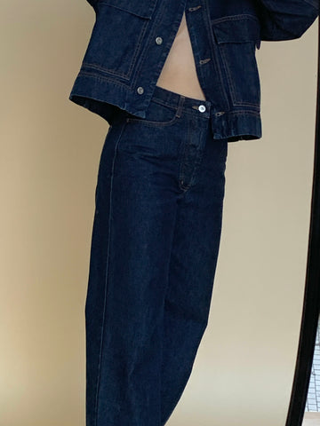 kowtow wide leg jeans