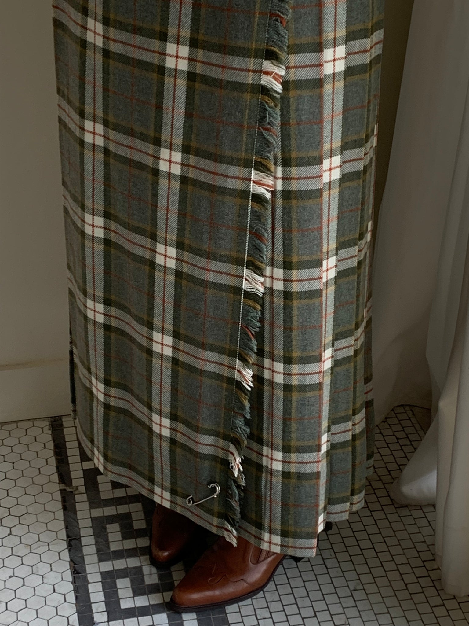 Laird-Portch vintage tartan skirt