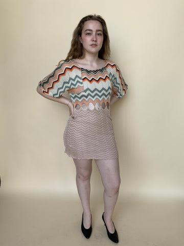 Missoni knit mini dress
