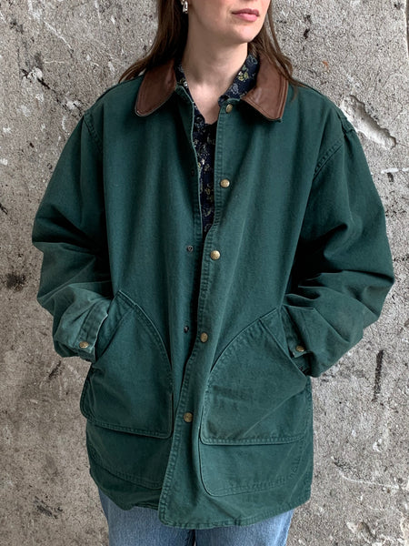 Woolrich flannel-lined chore jacket