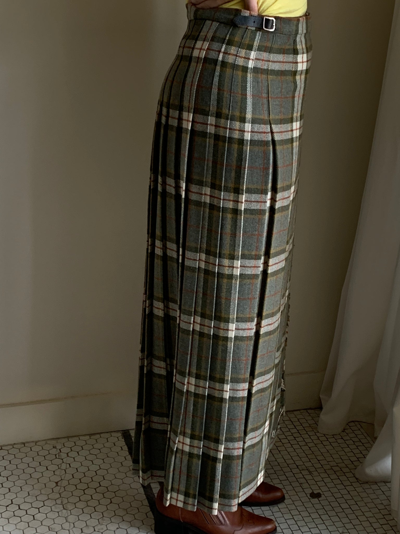 Laird-Portch vintage tartan skirt