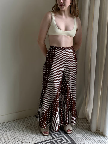 Vintage polka dot pants