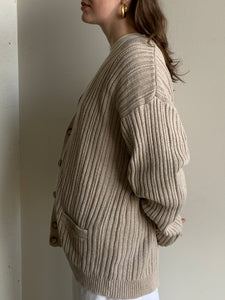 80s Banana Republic chunky cardigan