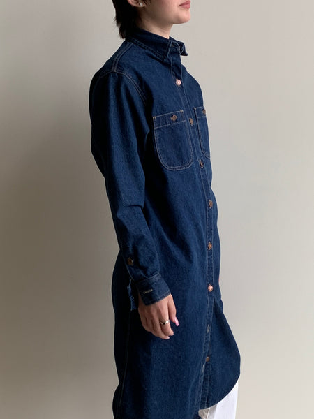1980s Calvin Klein denim shirt jacket