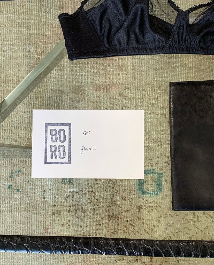 Boro gift card